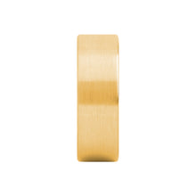 Load image into Gallery viewer, Love Ai Chinese Laser Engraving Yellow Gold Brushed Tungsten Ring