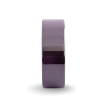 Load image into Gallery viewer, Unique Purple Lilac Gray Ceramic His or Hers Wedding Band