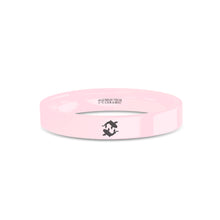 Load image into Gallery viewer, Oriental Koi Fish Engraved Pink Ceramic Wedding Band, Polished