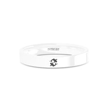Load image into Gallery viewer, Chinese Koi Fish Engraved White Ceramic Wedding Band, Polished