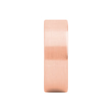 Load image into Gallery viewer, Koi Fish Engraved Tungsten Rose Gold Wedding Band, Brushed