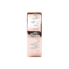 Load image into Gallery viewer, Pine Trees Outdoors Scene Laser Engraved Rose Gold Tungsten Ring