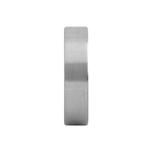 Load image into Gallery viewer, Retro Wedding Ring 8-Bit Pixelated Heart in Brushed Silver Tungsten