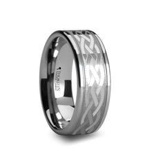 Load image into Gallery viewer, Celtic Pattern Tungsten Ring
