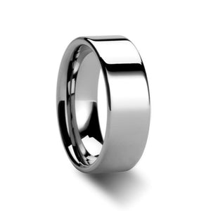 Polished Flat Cobalt Chrome Anniversary Band