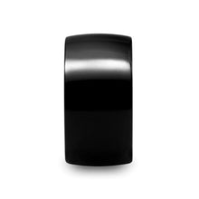Load image into Gallery viewer, Domed Black Tungsten Wedding Ring