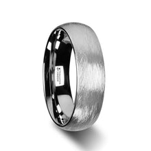 Load image into Gallery viewer, Round Brush Textured Finish Tungsten Carbide Band