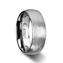 Load image into Gallery viewer, Round Brush Textured Finish Tungsten Carbide Band