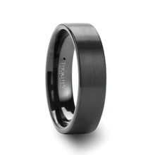 Load image into Gallery viewer, Matte Black Tungsten Carbide Ring
