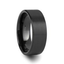 Load image into Gallery viewer, Matte Black Tungsten Carbide Ring