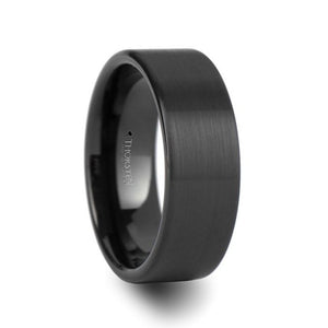 Matte Black Tungsten Carbide Ring