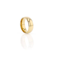 Load image into Gallery viewer, Gold Tungsten Carbide Wedding Band for Men and Women