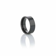 Load image into Gallery viewer, Polished Black Ceramic Wedding Band