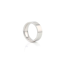 Load image into Gallery viewer, Polished Flat Cobalt Chrome Anniversary Band