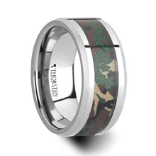 Load image into Gallery viewer, Military Jungle Camouflage Tungsten Wedding Ring