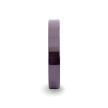 Load image into Gallery viewer, Unique Purple Lilac Gray Ceramic His or Hers Wedding Band