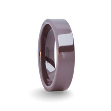Load image into Gallery viewer, Unique Purple Lilac Gray Ceramic His or Hers Wedding Band