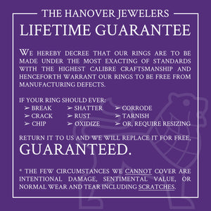 Deer Hooves Track Pattern Black Tungsten Ring