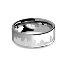 Load image into Gallery viewer, Atlanta City Skyline Cityscape Laser Engraved Tungsten Ring