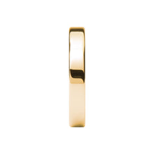 Load image into Gallery viewer, Retro Wedding Band 8-bit HP Heart Engraved Yellow Gold Tungsten